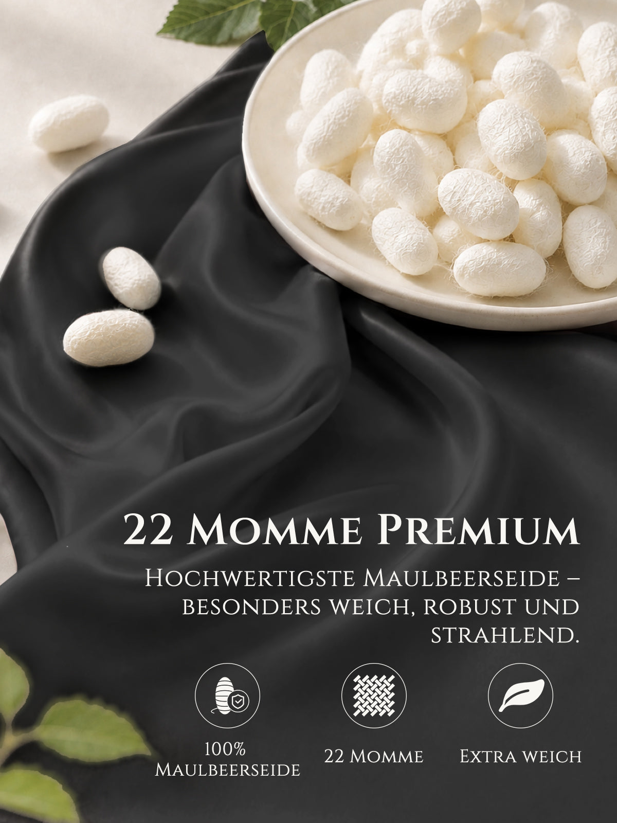 22 Momme 100% Maulbeerseide Bettlaken
