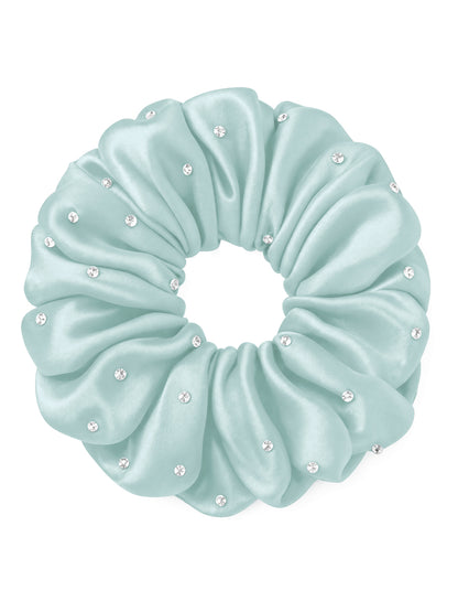 30 Momme Seidenscrunchie mit Strass