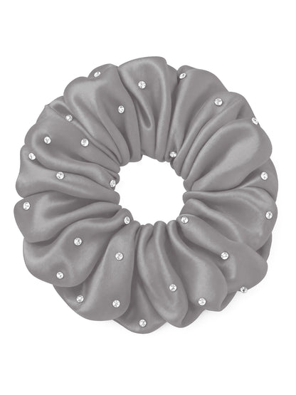 30 Momme Seidenscrunchie mit Strass