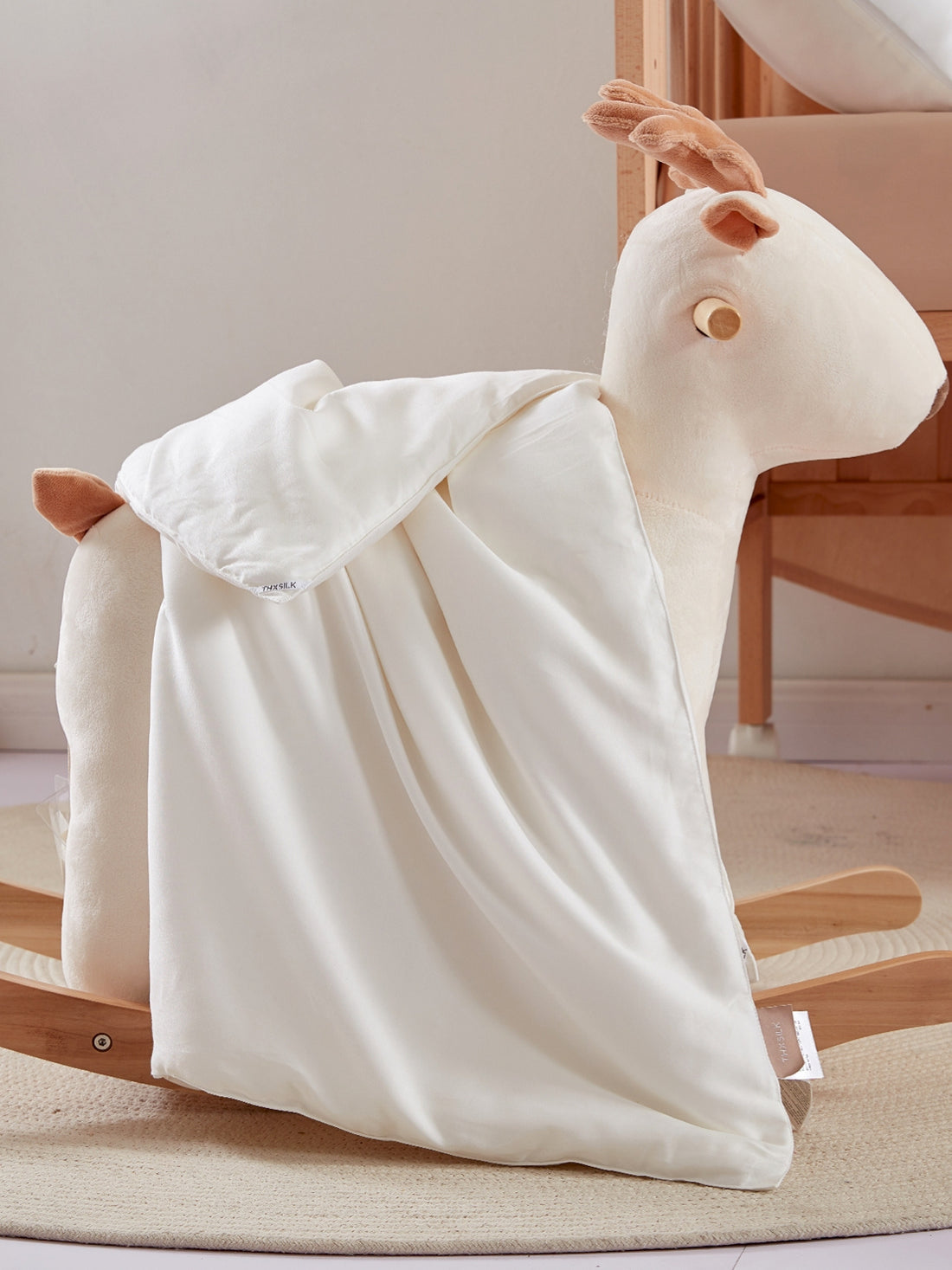 THXSILK Baby Seidenbettdecke – Ganzjahresdecke aus reiner Maulbeerseide