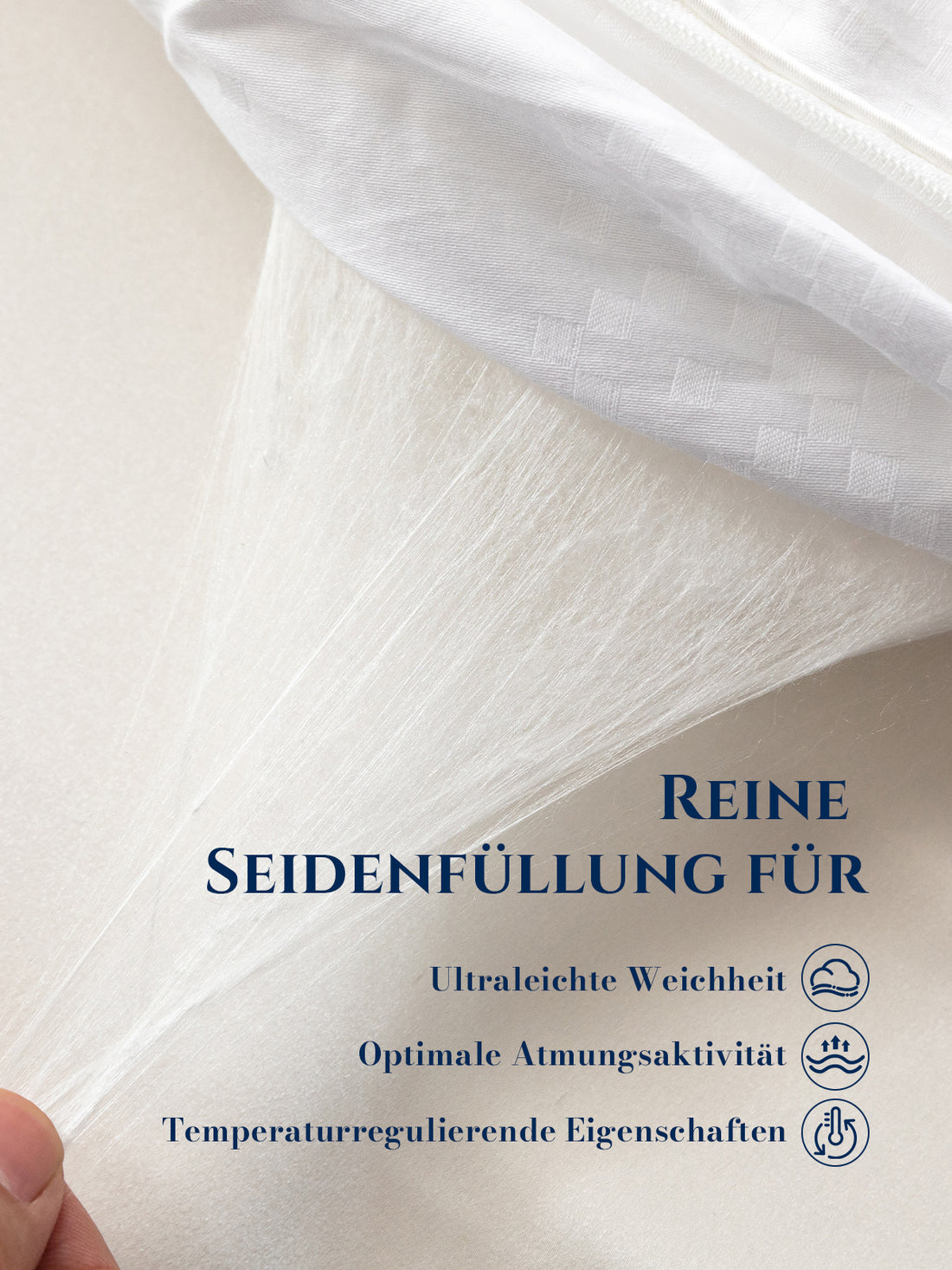 Winterdecke aus Maulbeerseide Standard Qualität