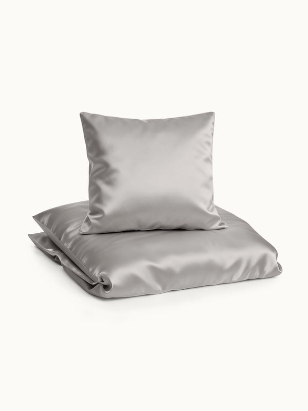 19 Momme 100% Maulbeerseide Bettbezug Bettwäsche Set 2-teilig (Ausverkauf)