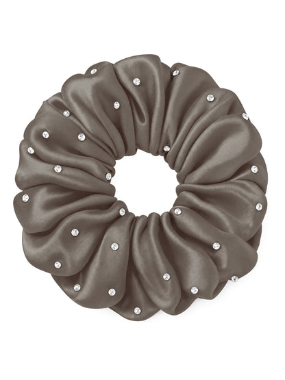 30 Momme Seidenscrunchie mit Strass