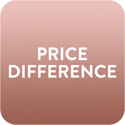 price difference-  16€