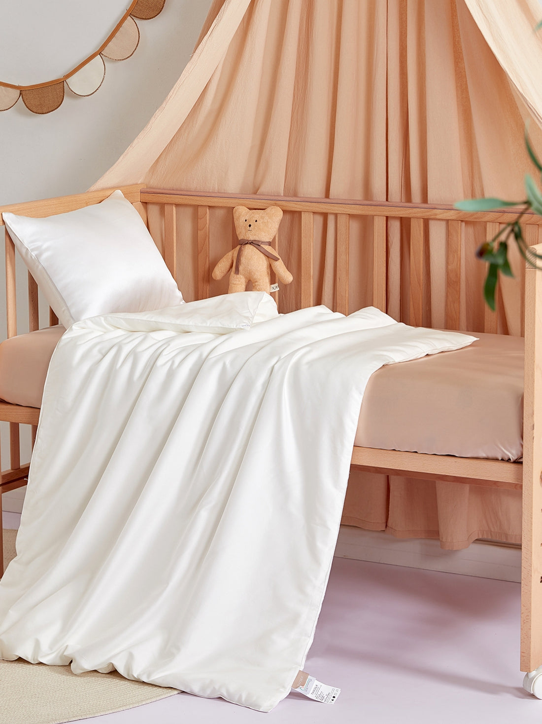 THXSILK Baby Seidenbettdecke – Ganzjahresdecke aus reiner Maulbeerseide