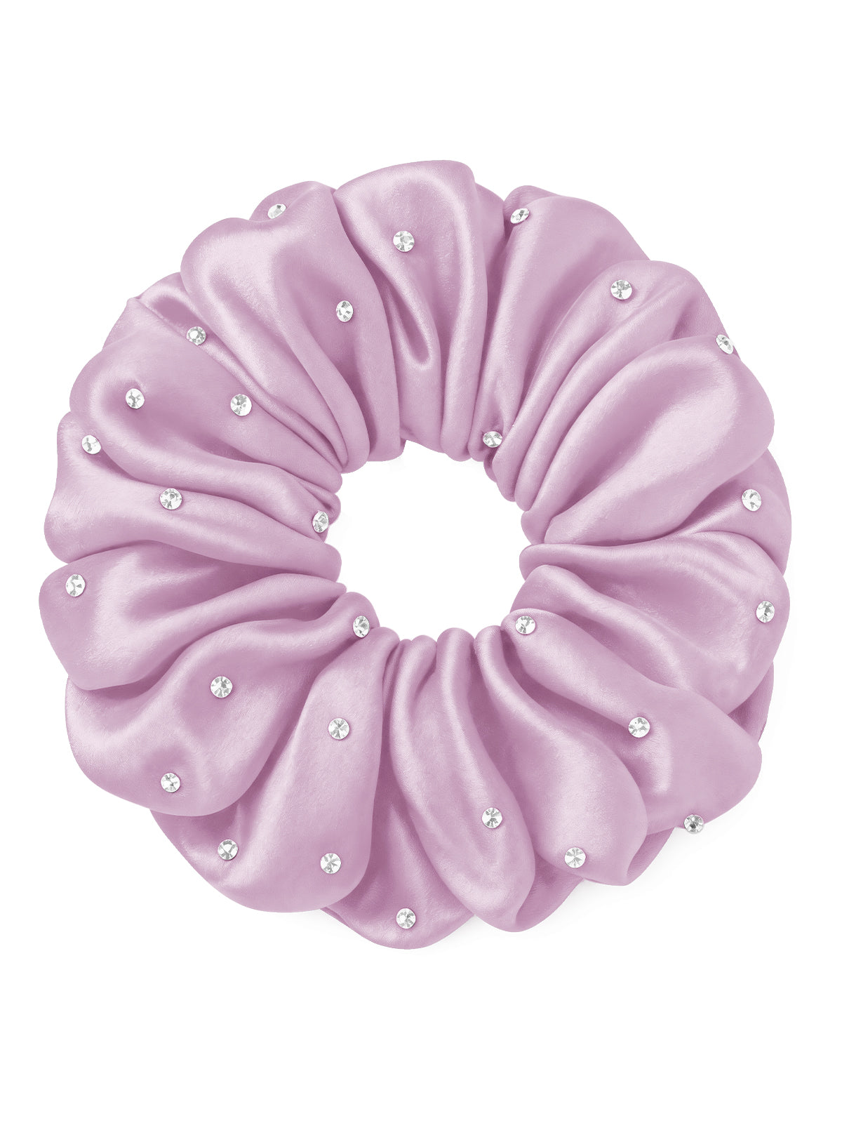 30 Momme Seidenscrunchie mit Strass