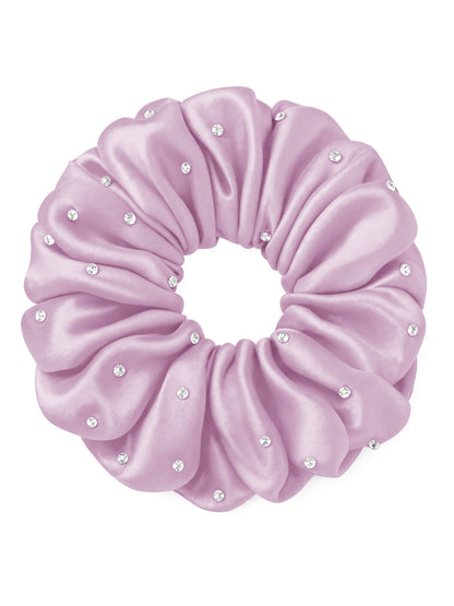 30 Momme Seidenscrunchie mit Strass