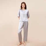 Pyjama-Set aus Seide
